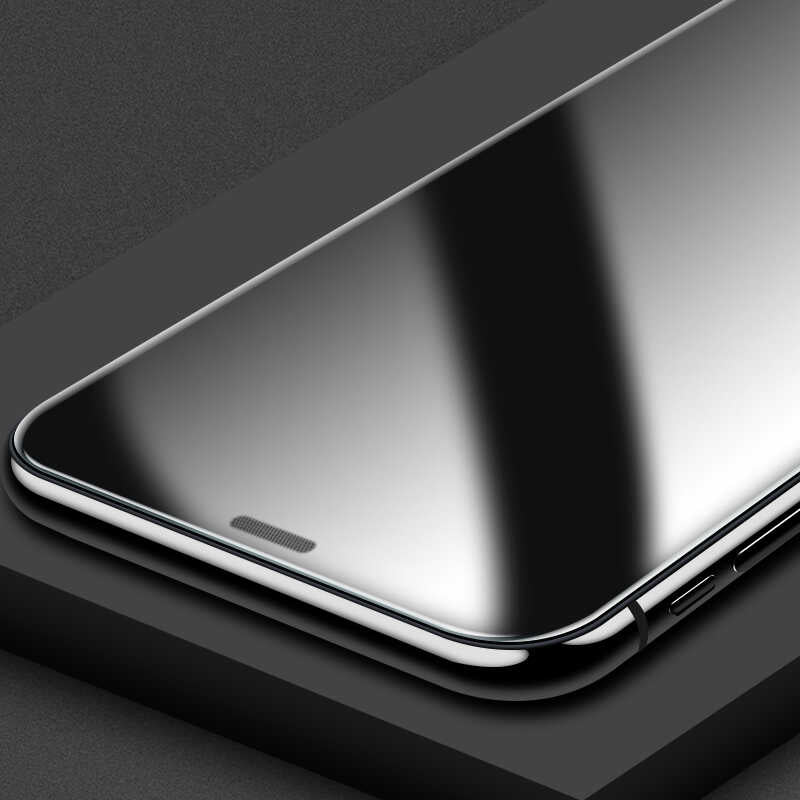 Apple iPhone 16E Zore Anti-Dust Privacy Temperli Ekran Koruyucu Siyah