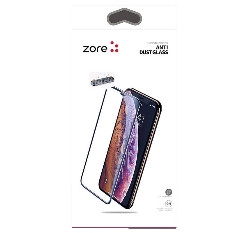 Apple iPhone 16E Zore Anti-Dust Temperli Ekran Koruyucu Siyah
