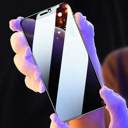 Apple iPhone 16E Zore Fit Hard Mat Privacy Cam Ekran Koruyucu Siyah