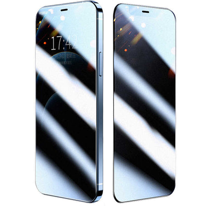 Apple iPhone 16E Zore Rika Premium Privacy Temperli Cam Ekran Koruyucu Siyah