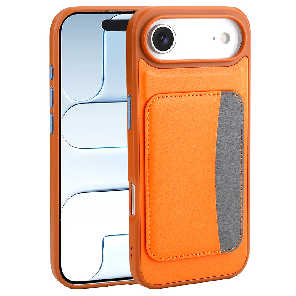 Apple iPhone 17 Air Kılıf Kartlıklı Zore X-Kart Silikon Kapak Lacivert