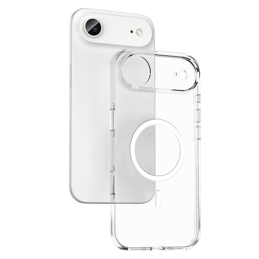 Apple iPhone 17 Air Kılıf M-safe Şarj Özellikli Kamera Korumalı Zore Kripto Kapak Şeffaf