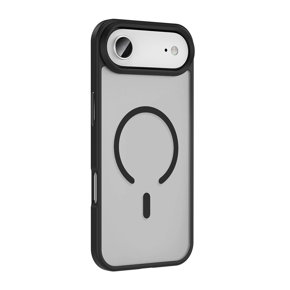 Apple iPhone 17 Air Kılıf M-safe Şarj Özellikli Mat Arka Yüzey Zore Sio Kapak Lacivert