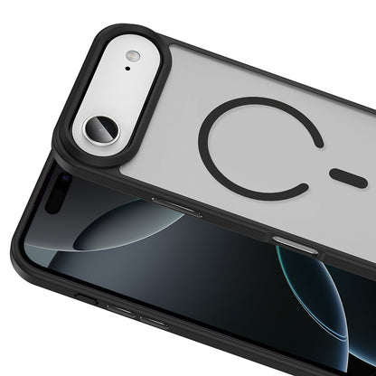 Apple iPhone 17 Air Kılıf M-safe Şarj Özellikli Mat Arka Yüzey Zore Sio Kapak Gri