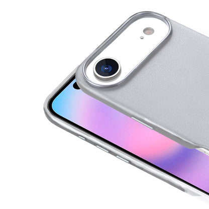 Apple iPhone 17 Air Kılıf M-safe Şarj Özellikli PU Deri Görünümlü Zore Kupra Kapak Mor