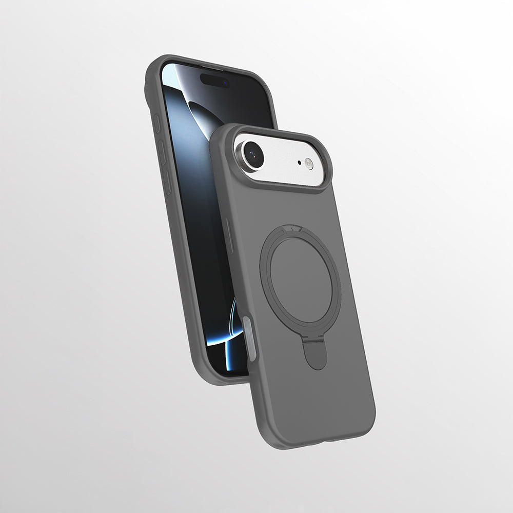 Apple iPhone 17 Air Kılıf M-safe Şarj Özellikli Standlı Zore Samara Kapak