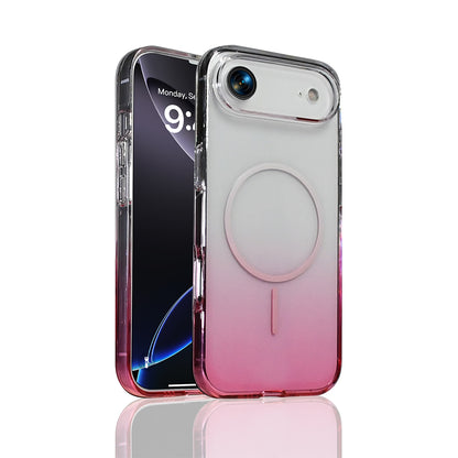 Apple iPhone 17 Air Kılıf M-Safe Şarj Özellikli Zore Septik Silikon Kapak Turuncu