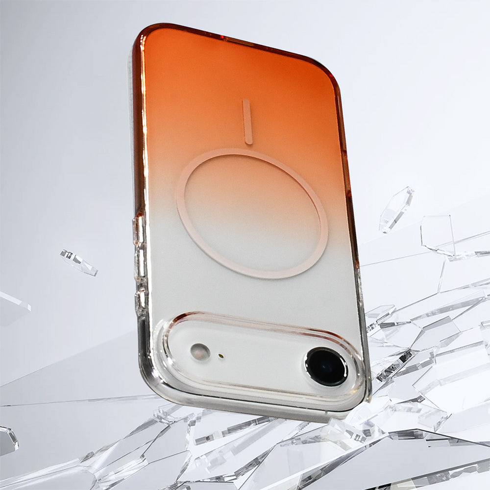 Apple iPhone 17 Air Kılıf M-Safe Şarj Özellikli Zore Septik Silikon Kapak Mor