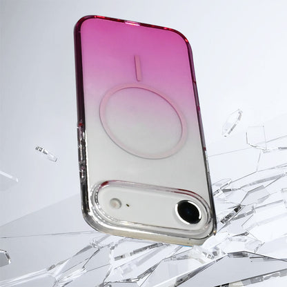 Apple iPhone 17 Air Kılıf M-Safe Şarj Özellikli Zore Septik Silikon Kapak Pembe