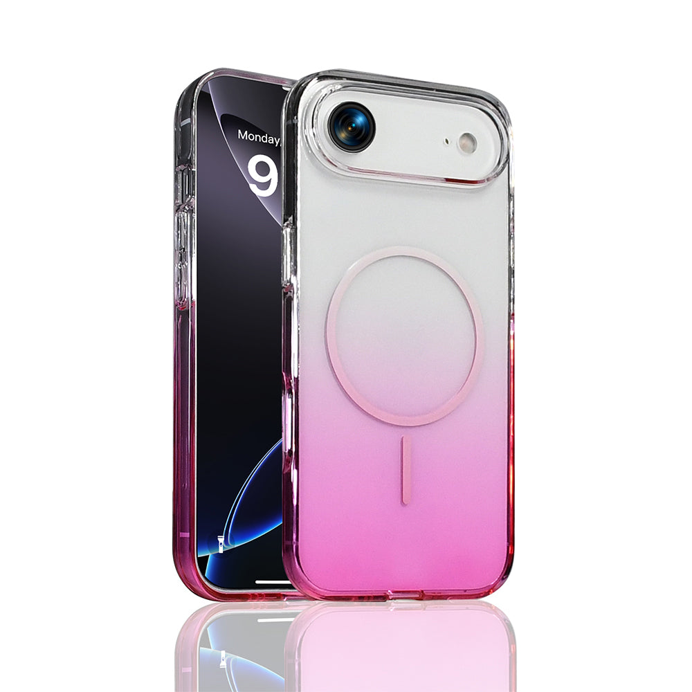 Apple iPhone 17 Air Kılıf M-Safe Şarj Özellikli Zore Septik Silikon Kapak Mor