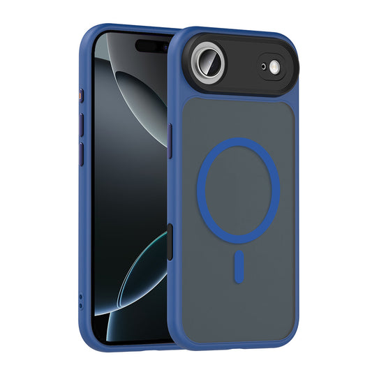 Apple iPhone 17 Air Kılıf Mat Arka Yüzey Wireless Şarj Özellikli Zore Flet M-safe Kapak