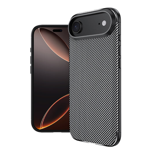 Apple iPhone 17 Air Kılıf Zore Negro Silikon Kapak Siyah