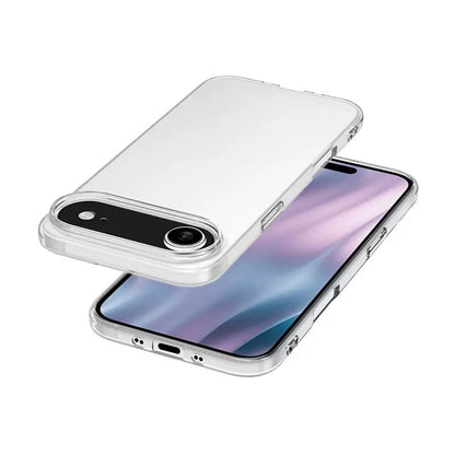 Apple iPhone 17 Air Kılıf Zore Süper Silikon Kapak Şeffaf