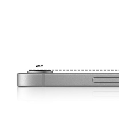 Apple iPhone 17 Air Zore Mikro Kamera Lens Koruyucu Gümüş