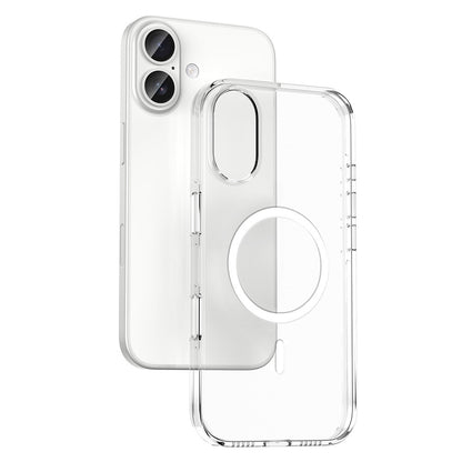 Apple iPhone 17 Kılıf M-safe Şarj Özellikli Kamera Korumalı Zore Kripto Kapak Şeffaf