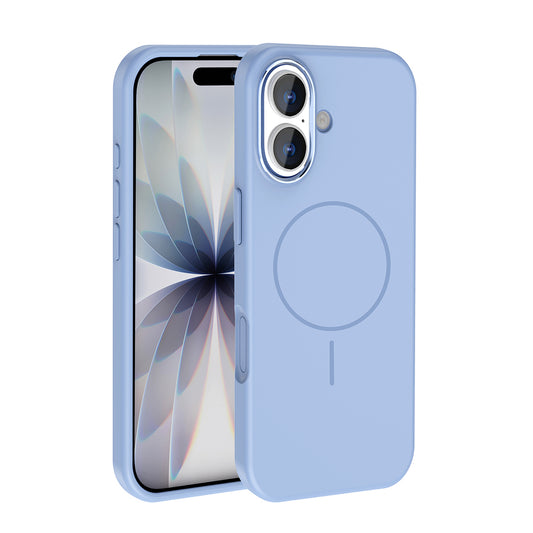 Apple iPhone 17 Kılıf M-Safe Şarj Özellikli Metal Kamera Çerçeveli Zore Edi Silikon Kapak