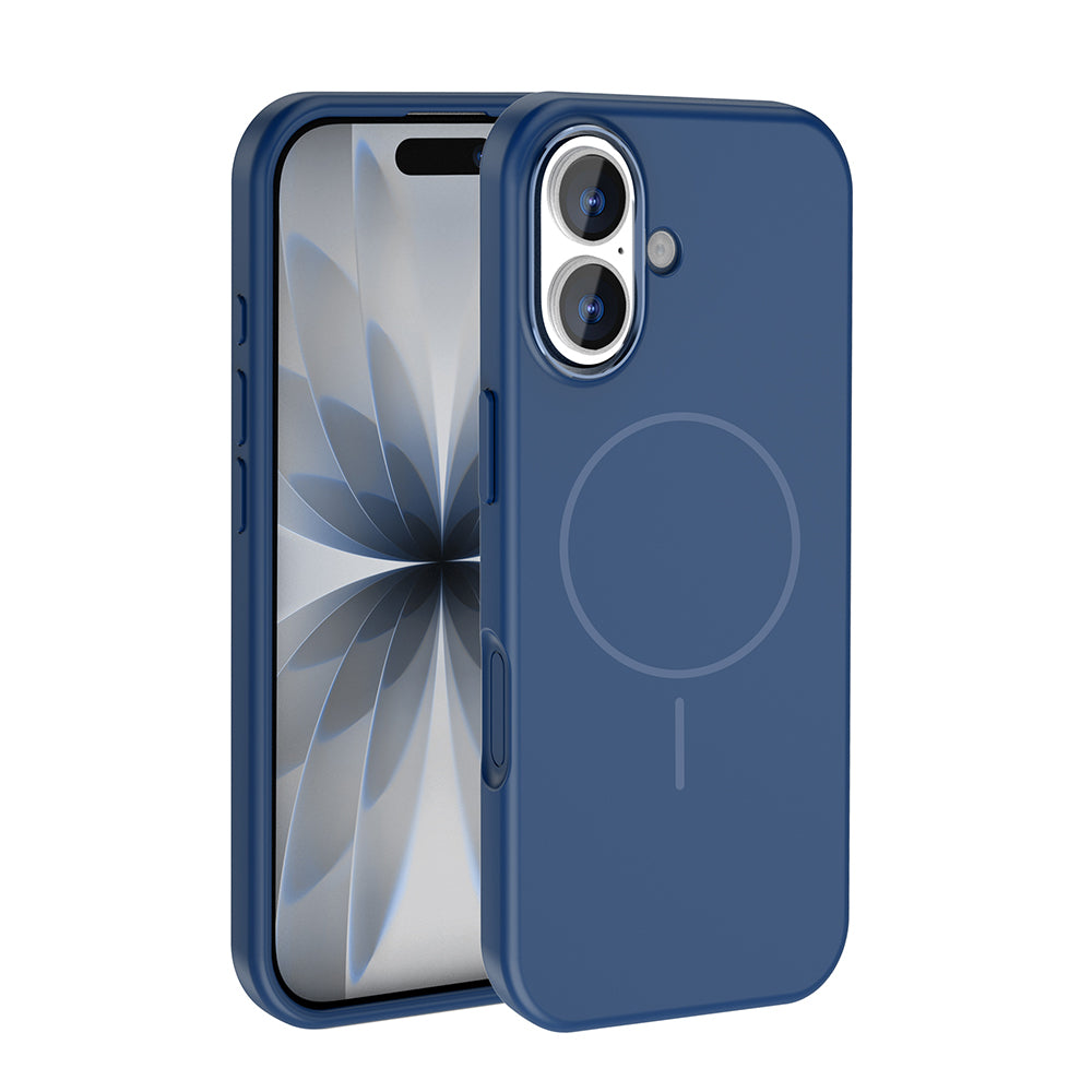 Apple iPhone 17 Kılıf M-Safe Şarj Özellikli Metal Kamera Çerçeveli Zore Edi Silikon Kapak