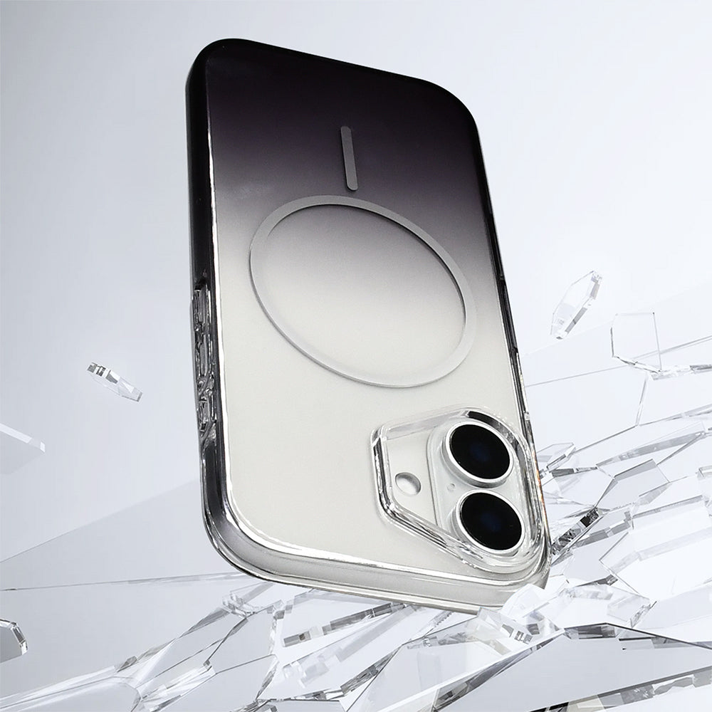 Apple iPhone 17 Kılıf M-Safe Şarj Özellikli Zore Septik Silikon Kapak Siyah