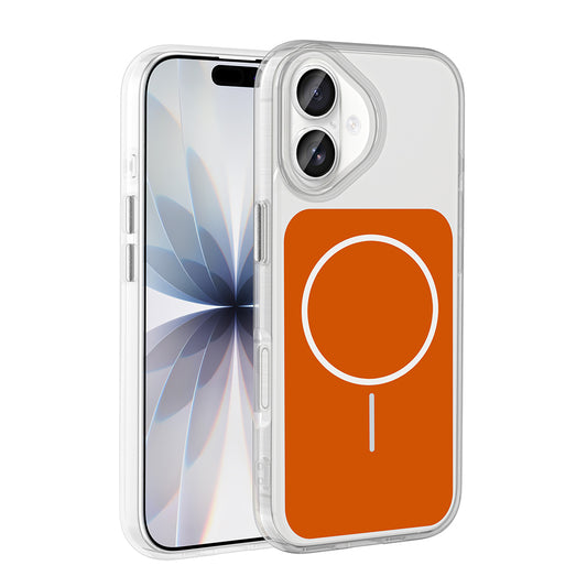 Apple iPhone 17 Kılıf Metal Buton Tasarımlı Zore İkonik Sert Silikon Kapak