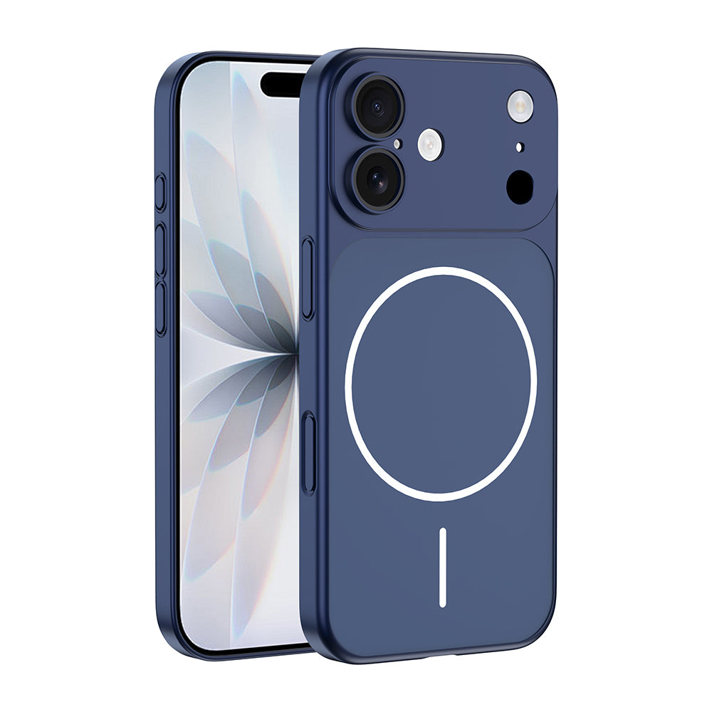 Apple iPhone 17 Kılıf Zore M-Safe Şarj Özellikli Kamera Korumalı Spark Kapak