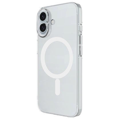 Apple iPhone 17 Kılıf Zore M-safe Şarj Özellikli Şeffaf Kamera Çerçeveli Porto Kapak Şeffaf