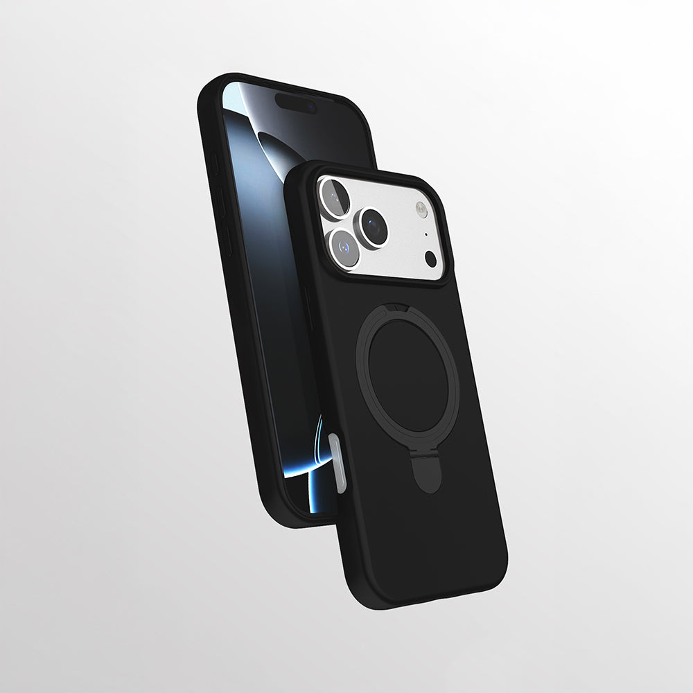 Apple iPhone 17 Pro Kılıf M-safe Şarj Özellikli Standlı Zore Samara Kapak