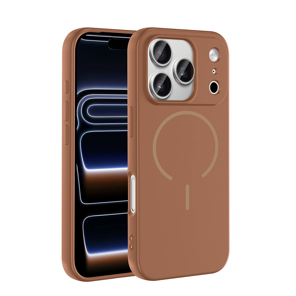 Apple iPhone 17 Pro Kılıf M-safe Şarj Özellikli Zore Meta Kapak