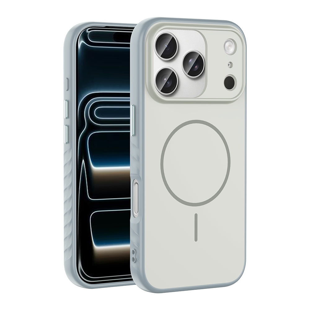 Apple iPhone 17 Pro Kılıf M-safe Şarj Özellikli Zore Tea Kapak