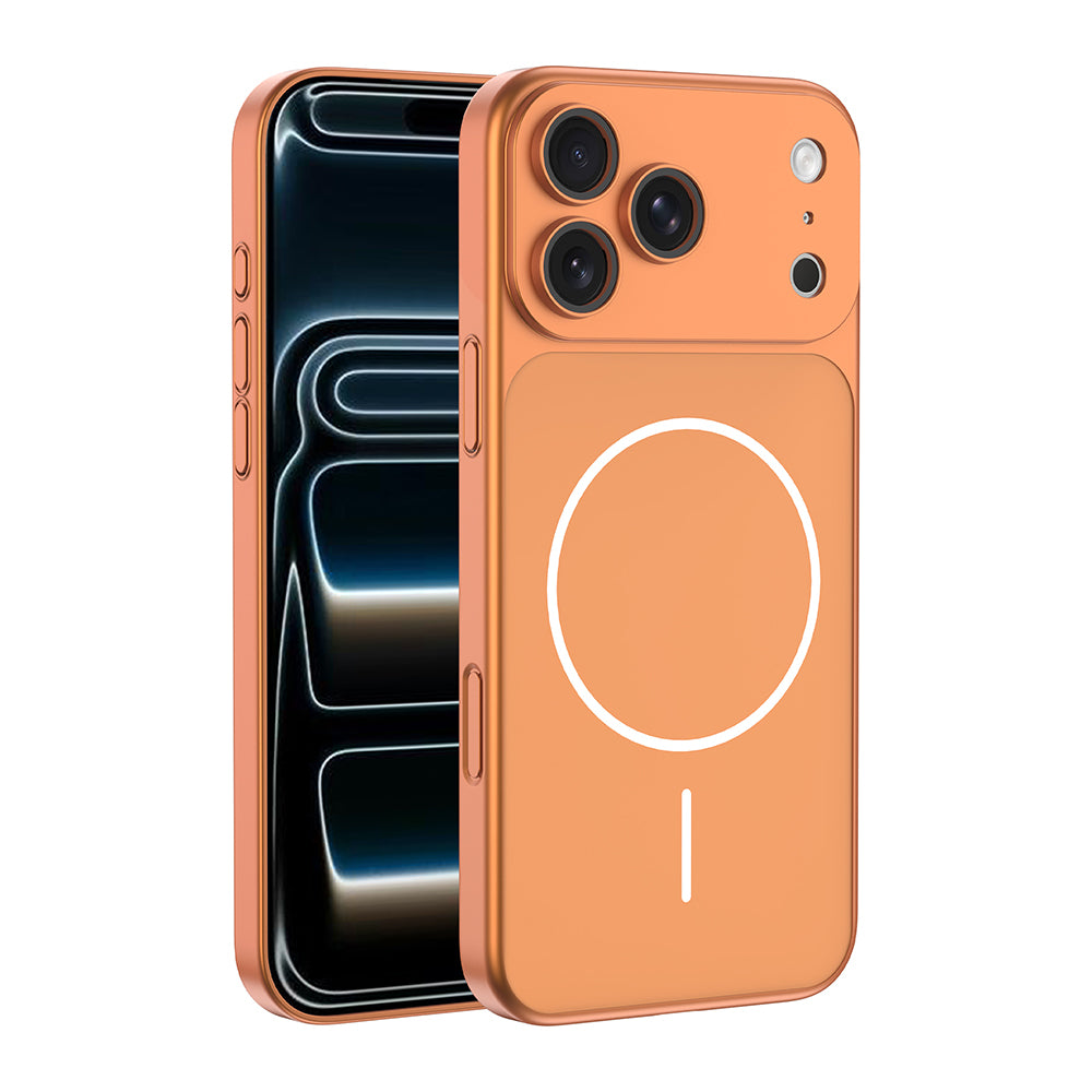 Apple iPhone 17 Pro Kılıf Zore M-Safe Şarj Özellikli Kamera Korumalı Spark Kapak