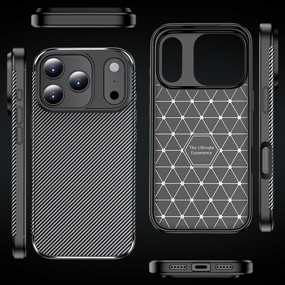 Apple iPhone 17 Pro Kılıf Zore Negro Silikon Kapak Siyah