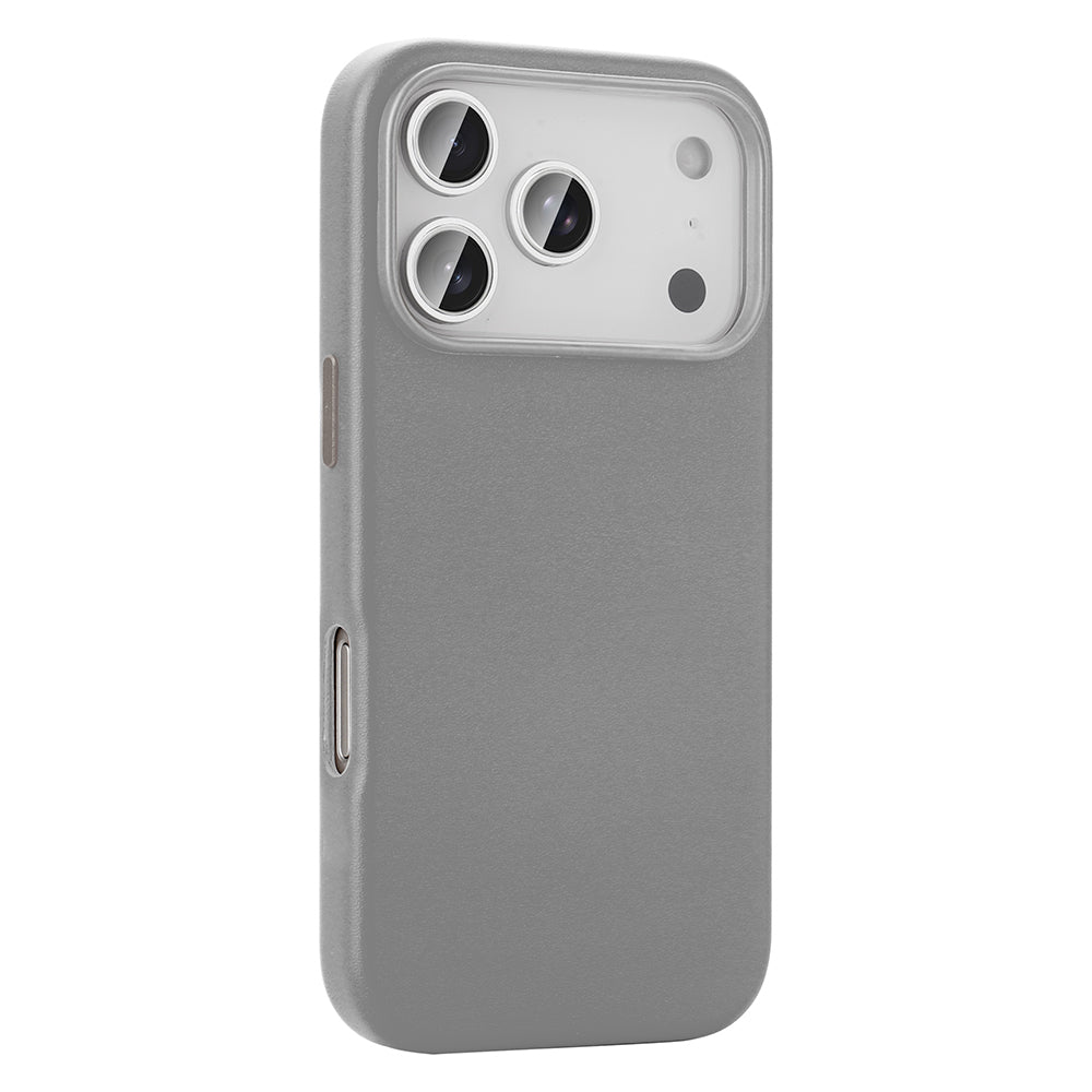 Apple iPhone 17 Pro Max Kılıf M-safe Şarj Özellikli PU Deri Görünümlü Zore Kupra Kapak Mor