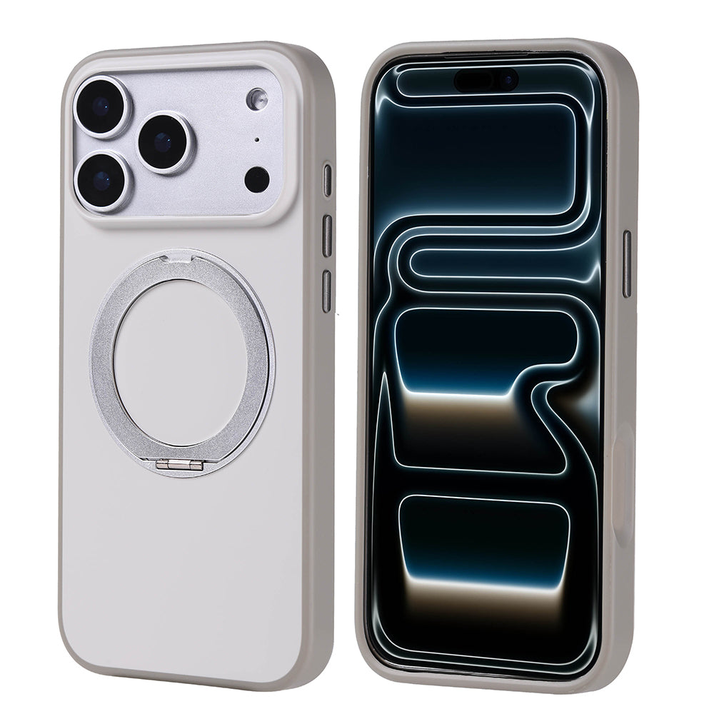 Apple iPhone 17 Pro Max Kılıf M-Safe Şarj Özellikli Standlı Zore Proton Silikon Kapak