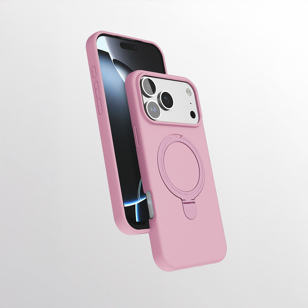 Apple iPhone 17 Pro Max Kılıf M-safe Şarj Özellikli Standlı Zore Samara Kapak