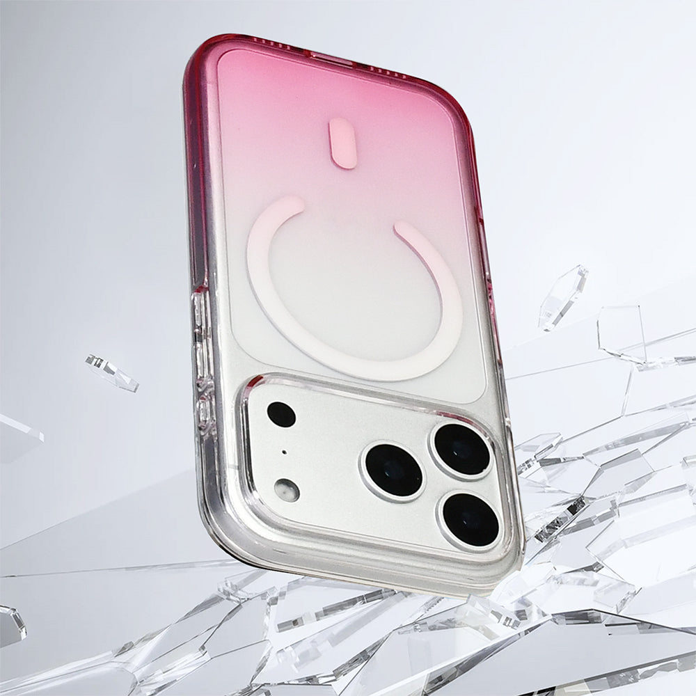 Apple iPhone 17 Pro Max Kılıf M-Safe Şarj Özellikli Zore Septik Silikon Kapak Turuncu