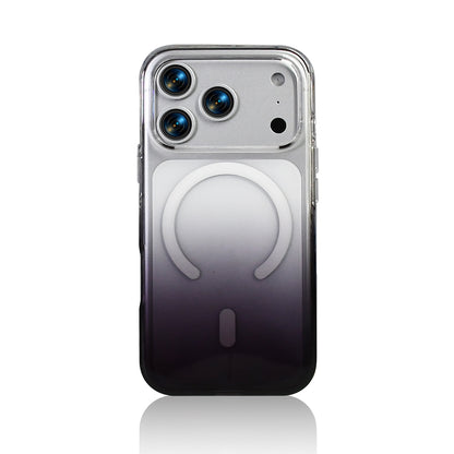 Apple iPhone 17 Pro Max Kılıf M-Safe Şarj Özellikli Zore Septik Silikon Kapak Turuncu