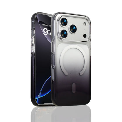 Apple iPhone 17 Pro Max Kılıf M-Safe Şarj Özellikli Zore Septik Silikon Kapak Siyah