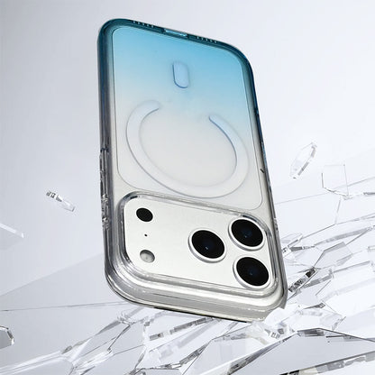 Apple iPhone 17 Pro Max Kılıf M-Safe Şarj Özellikli Zore Septik Silikon Kapak Turuncu