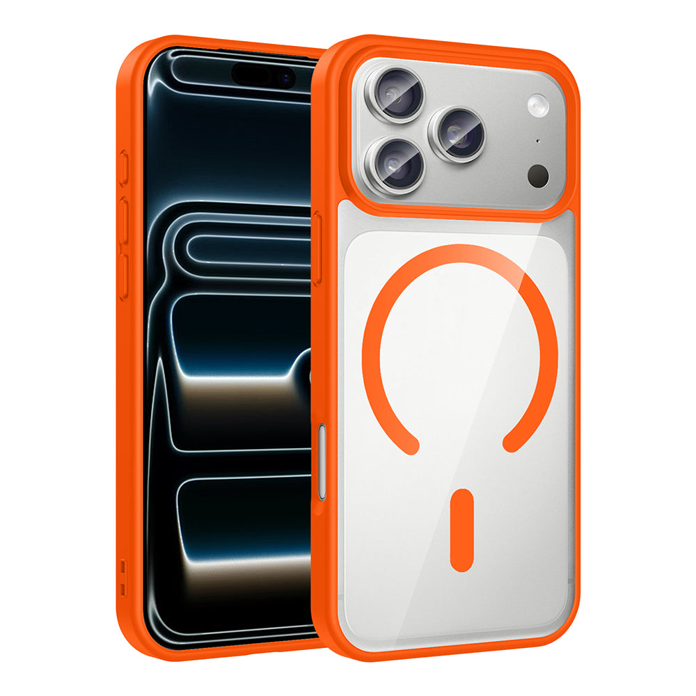 Apple iPhone 17 Pro Max Kılıf M-safe Wireless Şarj Özellikli Silikon Zore Ege Kapak