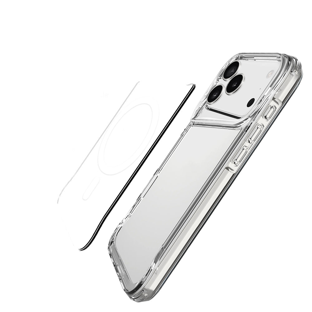 Apple iPhone 17 Pro Max Kılıf Zore M-safe Şarj Özellikli T-Max M-safe Kapak Şeffaf