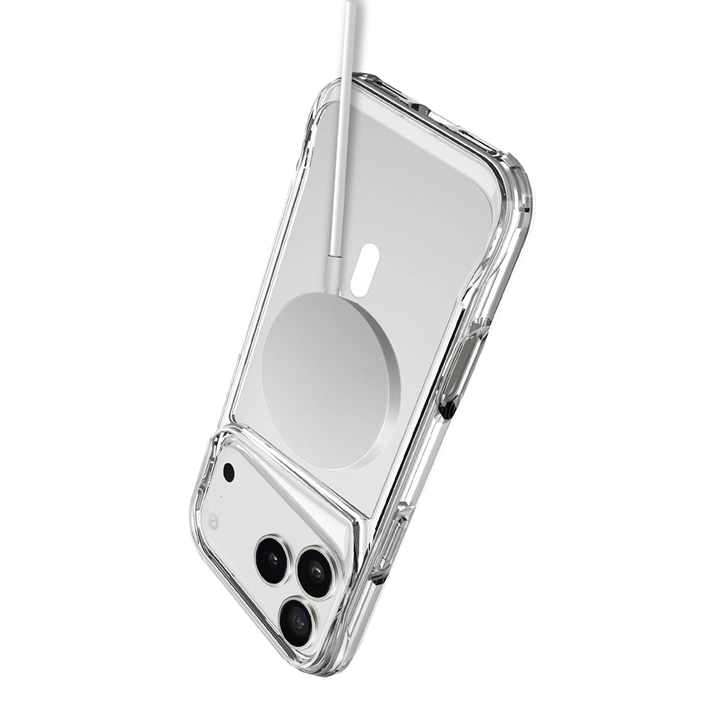 Apple iPhone 17 Pro Max Kılıf Zore M-safe Şarj Özellikli T-Max M-safe Kapak Şeffaf