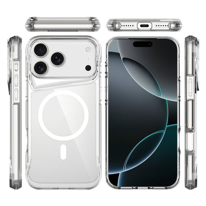 Apple iPhone 17 Pro Max Kılıf Zore M-safe Şarj Özellikli T-Max M-safe Kapak Şeffaf