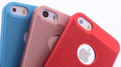 Apple iPhone 5 Kılıf Zore Delikli Rubber Kapak Füme