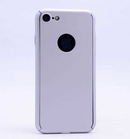 Apple iPhone 6 Kılıf Zore 360 3 Parçalı Rubber Kapak Gri