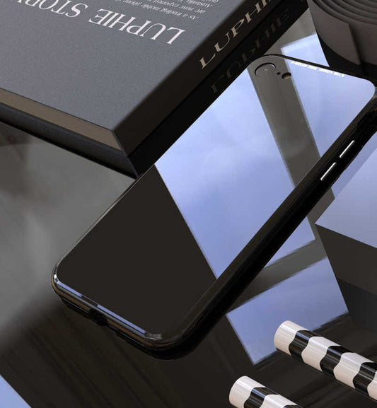 Apple iPhone 6 Kılıf Zore 360 Magnet Kapak Siyah