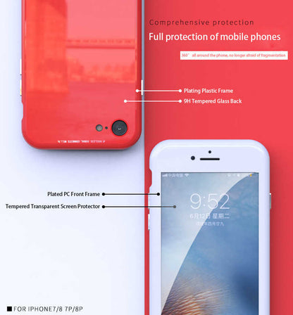 Apple iPhone 6 Kılıf Zore 360 Magnet Kapak Beyaz