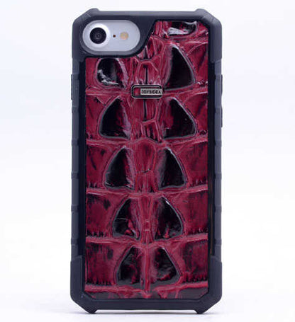 Apple iPhone 6 Kılıf Zore Crocow Kapak Bordo