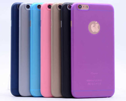Apple iPhone 6 Plus Kılıf Zore 1.Kalite PP Silikon Mor