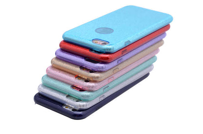 Apple iPhone 6 Plus Kılıf Zore Shining Silikon Gümüş