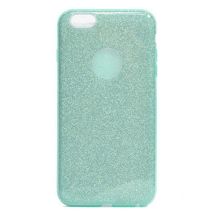 Apple iPhone 6 Plus Kılıf Zore Shining Silikon Yeşil