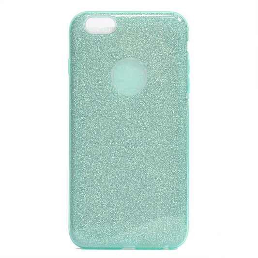 Apple iPhone 6 Plus Kılıf Zore Shining Silikon Yeşil